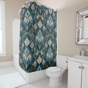 Motifs African boho paisley Floral Ikat pattern