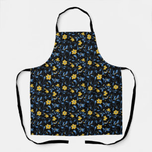 Motifs d'art populaire floral ukrainien. Tablier