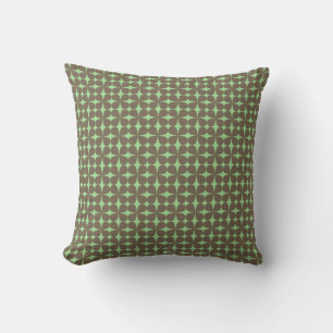 Motifs de chocolat et Coussin MOJO vert