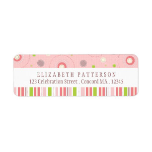 Motifs de Fun in Pink Retourner l'étiquette d'adr