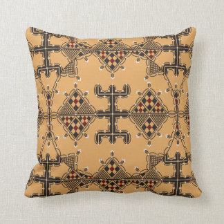 Motifs de la poteries kabyle Amazigh Algérie  Throw Pillow