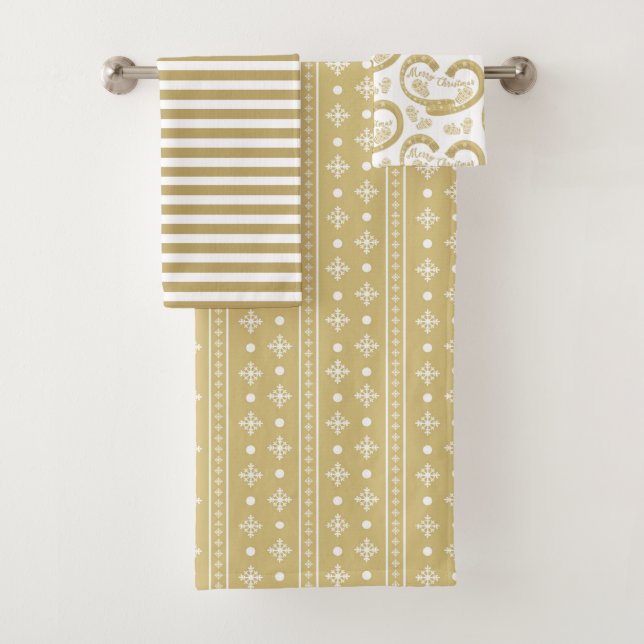 Motifs de Noël d'or (En situation)