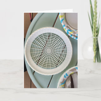 Motifs en vue claire photo carte de voeux vierge