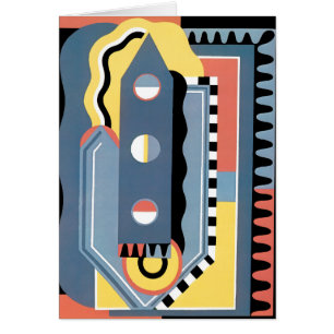 Motifs géométriques Jazz Pochoir Art Déco Vintage