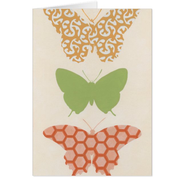 Motifs papillons décoratifs sur Arrière - plan crè (Devant)