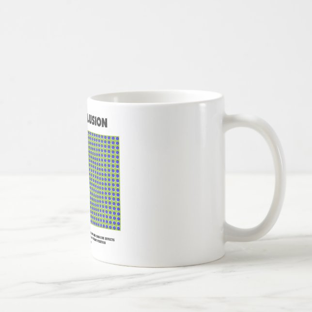 Motion Illusion (Optical Illusion) Coffee Mug (Right)