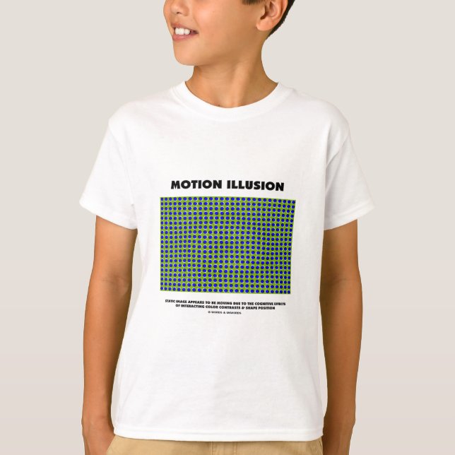 Motion Illusion (Optical Illusion) T-Shirt (Front)