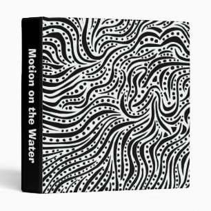 Motion on the Water (1in) - White on Black Binder