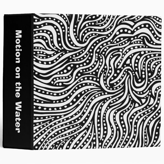 Motion on the Water (2in) - White on Black Binder (Front/Spine)