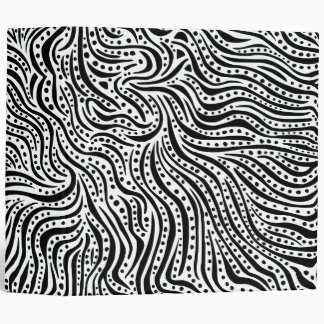 Motion on the Water v2 (2in) - Black on White Binder