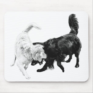 Motion Over Words Mouse Pad