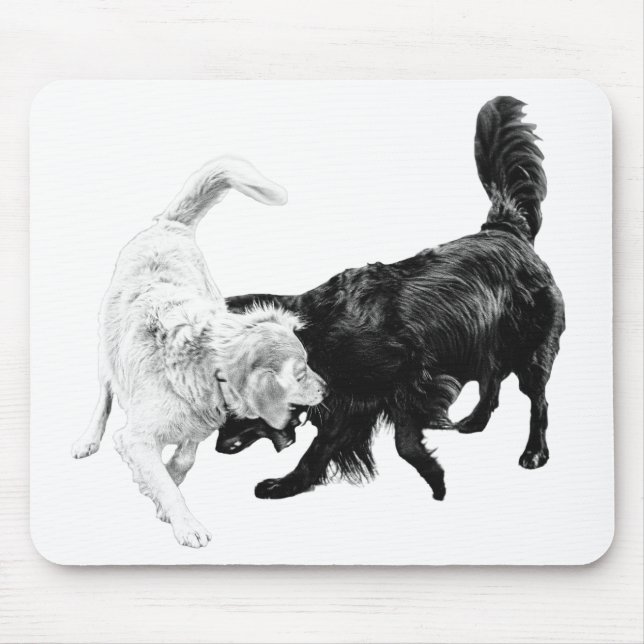 Motion Over Words Mouse Pad (Front)