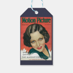 Motion Picture February 1931 Gloria Swanson cover Gift Tags