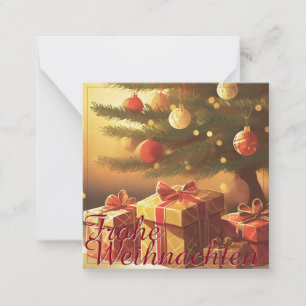Motiv, mit Geschenken unterm Weihnachtsbaum 37016 Card