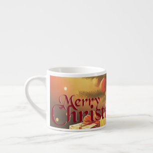 Motiv, mit Geschenken unterm Weihnachtsbaum 37016 Espresso Cup