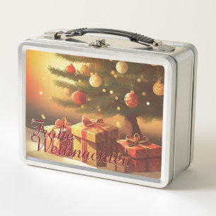 Motiv, mit Geschenken unterm Weihnachtsbaum 37016 Metal Lunch Box