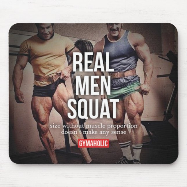 Motivaitonal Fitness Gym Mouse Pad (Front)