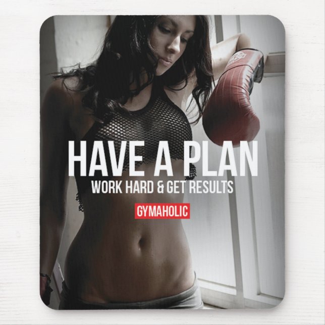 Motivaitonal Fitness Gym Mouse Pad (Front)
