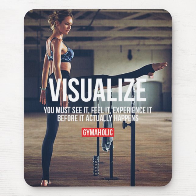 Motivaitonal Fitness Gym Mouse Pad (Front)