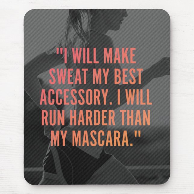 Motivaitonal Fitness Gym Mouse Pad (Front)