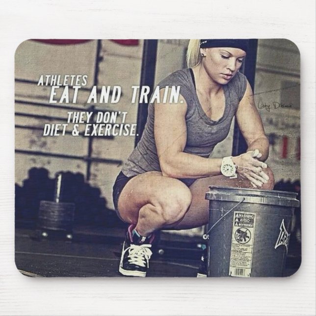 Motivaitonal Fitness Gym Mouse Pad (Front)