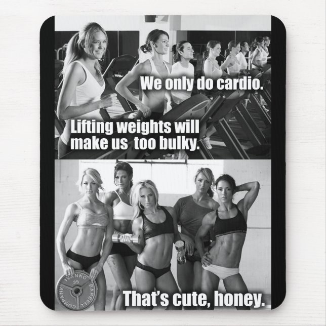 Motivaitonal Fitness Gym Mouse Pad (Front)