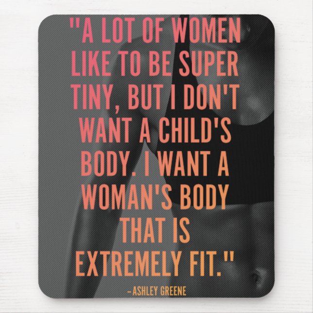 Motivaitonal Fitness Gym Mouse Pad (Front)