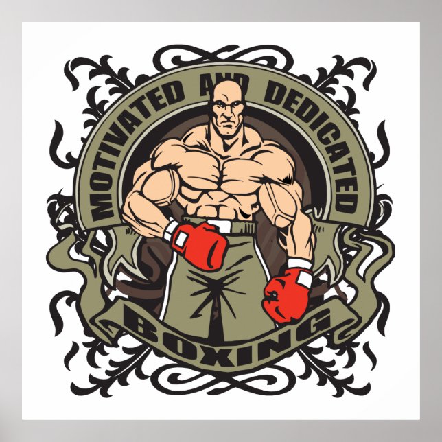 Motivated Boxing Poster (Front)