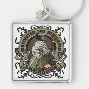 Motivated Lacrosse Keychain