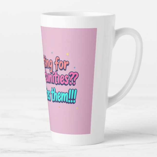 Motivated slat latte mug (Right)