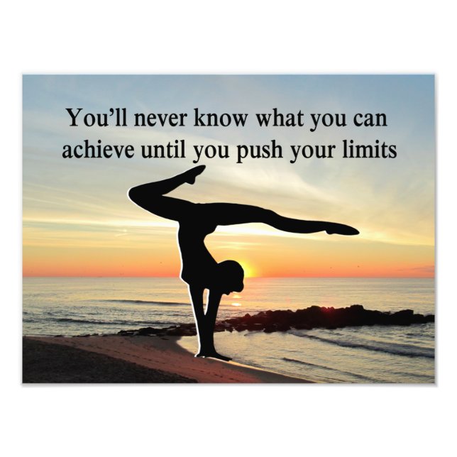 MOTIVATING GYMNAST PHOTO PRINT (Front)