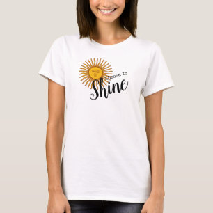MOTIVATION CHOISISSEZ DE MONTRER LE T-shirt Soleil