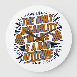 Motivation citations Mur Art Horloge