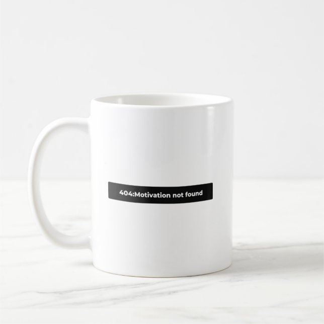 Motivation  coffee mug (Left)