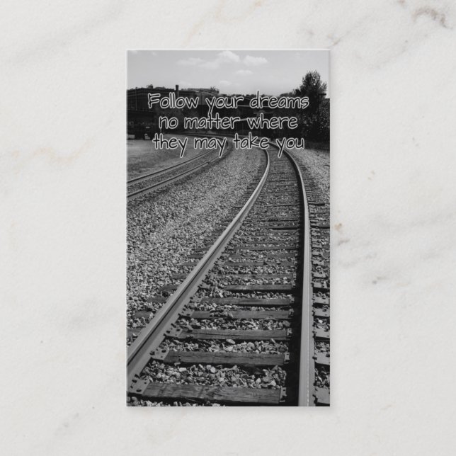 Motivation Conférencier Carte de visite d'entraîne (Devant)