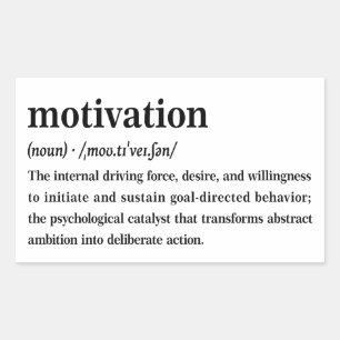 Motivation Dictionary Definition Aesthetic  Sticker