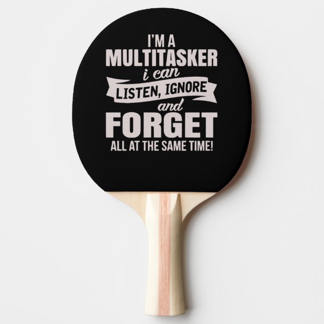 motivation funny quotes - ping pong paddle ultra  (Front)