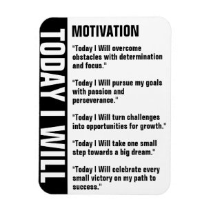 Motivation Goals Reminder Customize Magnet