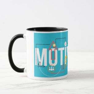 Motivation – Modern Minimalist Typography Design Mug