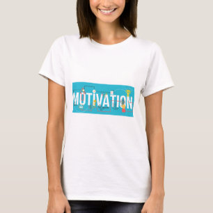 Motivation – Modern Minimalist Typography Design T-Shirt