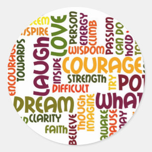 Motivation Mots #1 autocollants