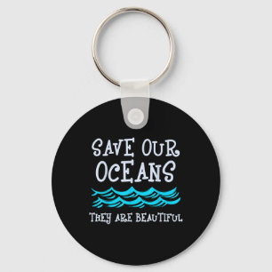 Motivation Ocean Nature Protection Ecological  Keychain