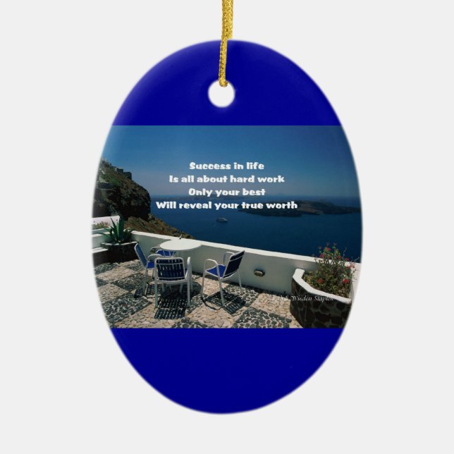 Motivation of life ornaments (Front)