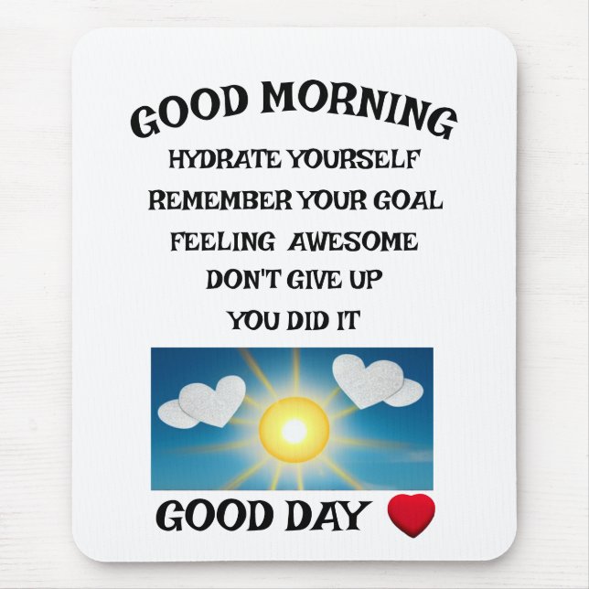 Motivation Positive  Mouse Pad (Front)