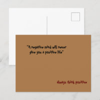 motivation postcard