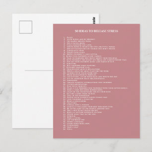 Motivation pour prendre soin de soi carte postale 