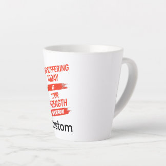 Motivation Quote Design Latte Mug