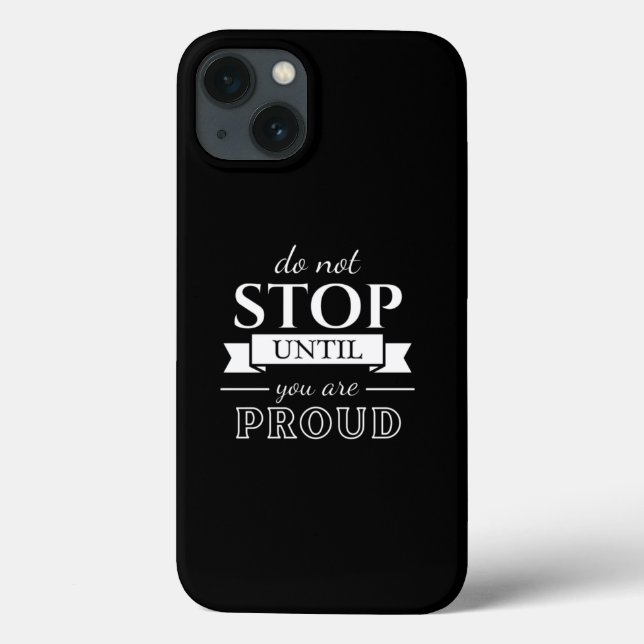  Motivation Quote Stylish and Positive Text   Case-Mate iPhone Case (Back)