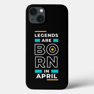  Motivation Quote Stylish For Those Born In April  iPhone 13 Case