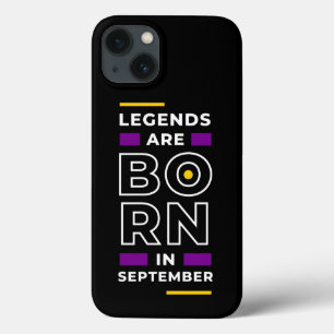 Motivation Quote Stylish Those Born In September iPhone 13 Case